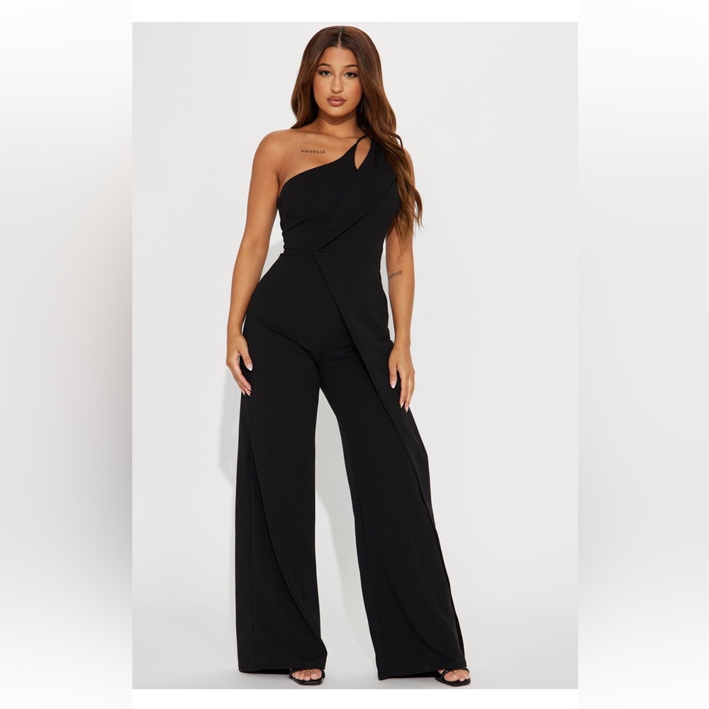 NWT - Fashion Nova: Black - Let’s Talk About Me Jumpsuit
